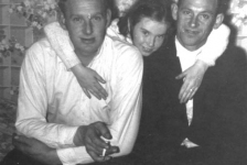 193: l-r Thomas, Mary and Phonse Barry. (circa 1963) [courtesy of Mary (Barry) Bruce]  - Thomas and Mary children of Thomas Barry &amp;amp; Anne Dollimont; Phonse son of Patrick Barry &amp;amp; Mary Bennett."